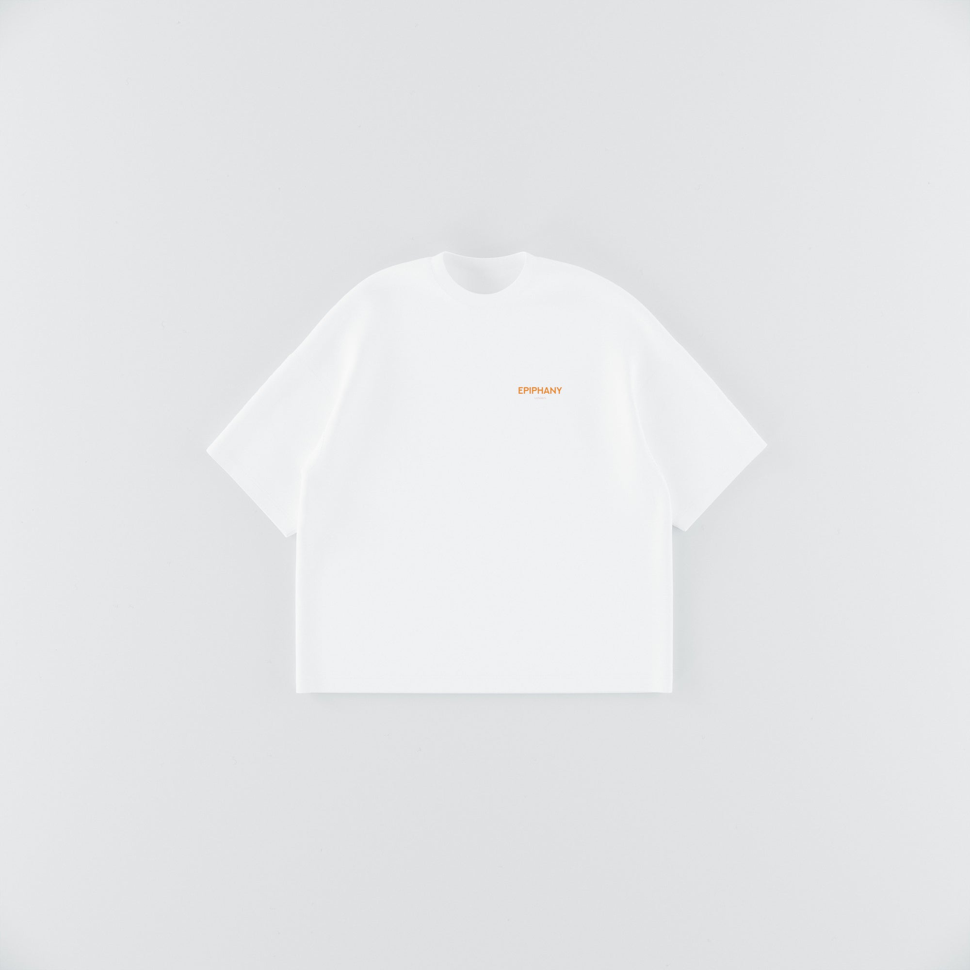 WHITE ORANGE TEE