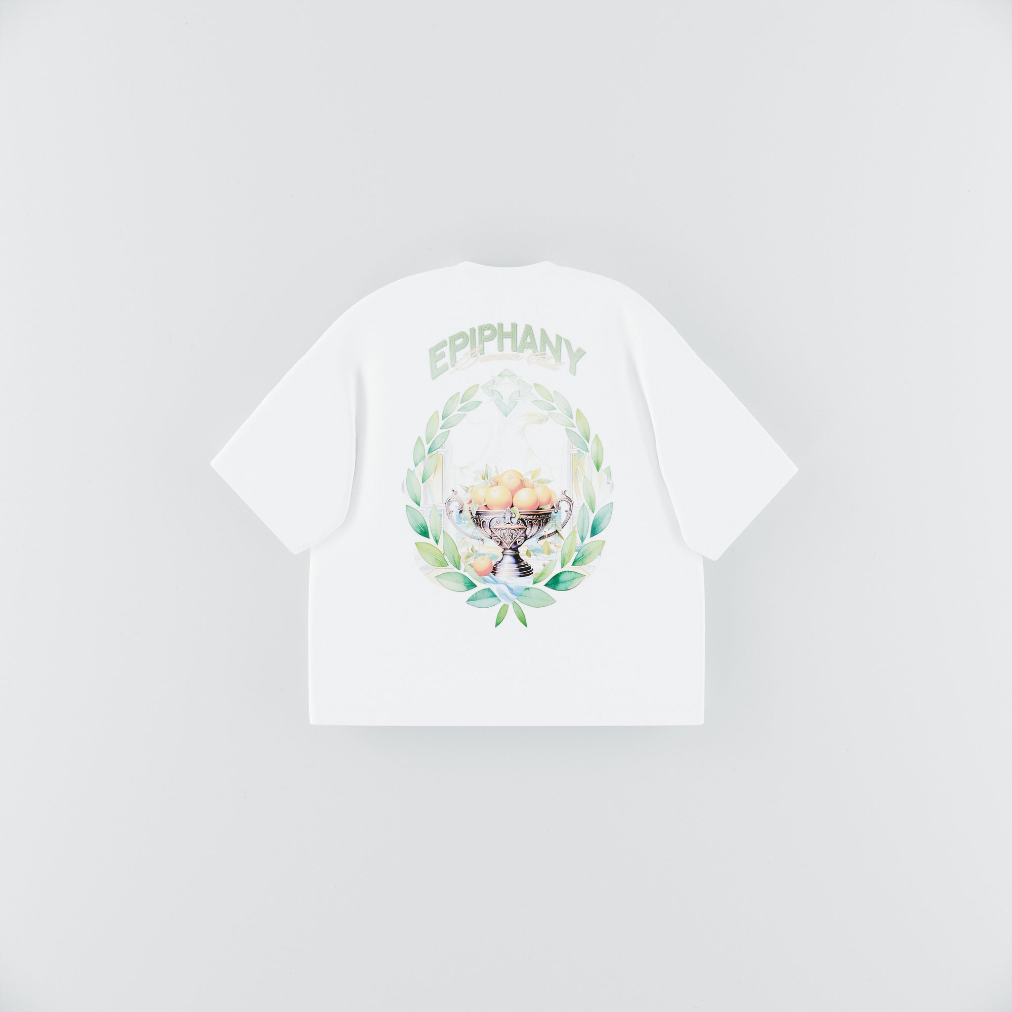 WHITE ORANGE TEE